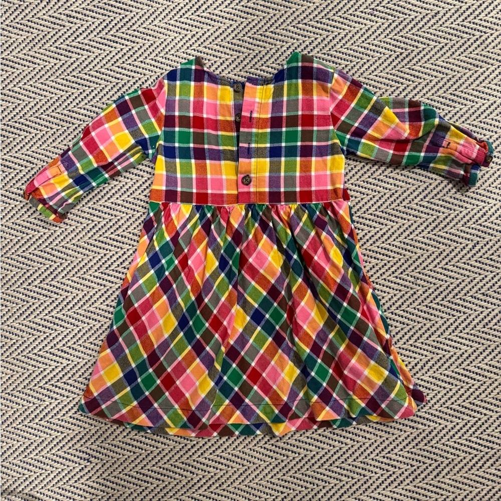 Hanna Andersson Multicolor Plaid Dress 5T / 110